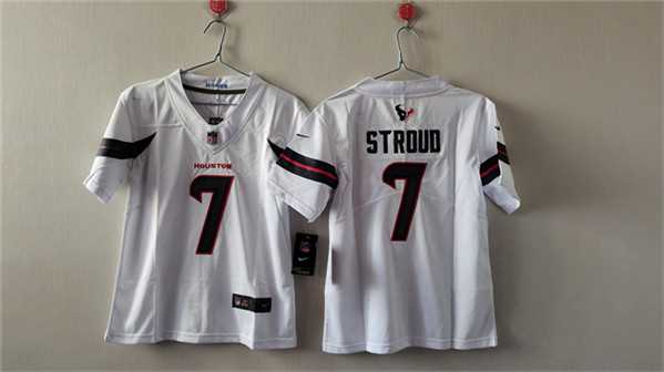 Womens Houston Texans #7 C.J. Stroud White Vapor Untouchable Limited Stitched Jersey